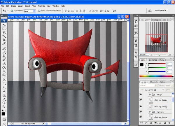 Creation of Idiot... Behind you...: Step 4